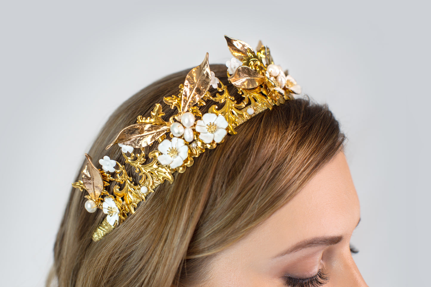 Floral symphony tiara